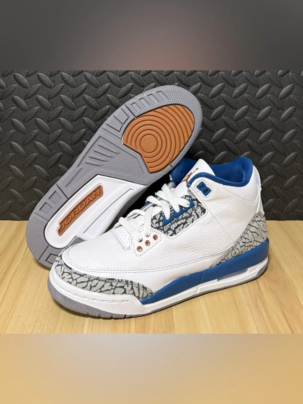 Nike Air Jordan 3 Retro Washington Wizards DM0967-148 GS Size 7Y Womens Size 8.5